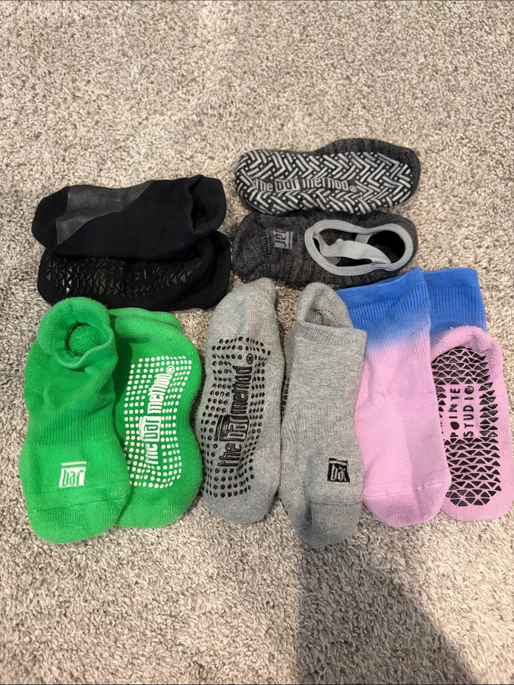 5 Pairs of Grippy Socks